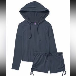 Adore Me- Super soft hoodie and short set